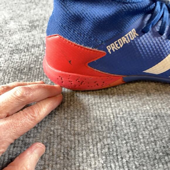 Adidas Predator 20.3 Turf Soccer Shoes Blue Red Size 7 US Men’s Cleats - Picture 5 of 11